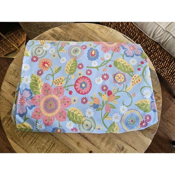 Pottery Barn Floral Colorful Duvet Full/Queen 86x86 Rare EUC Retired - Picture 1 of 6